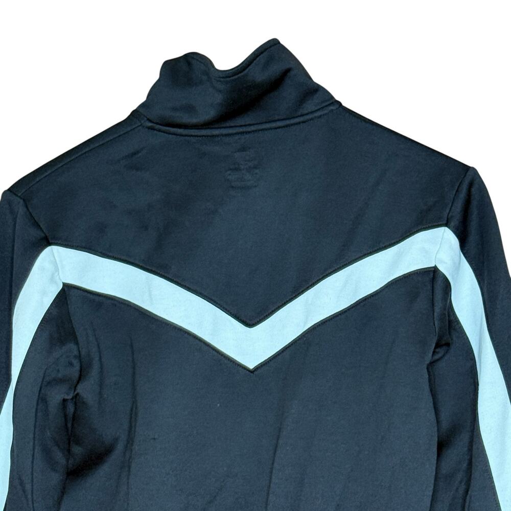 NIKE Sportswear Black Full Zip Long Sleeve Track Jacket White Stripes Women’s M - Picture 9 of 10